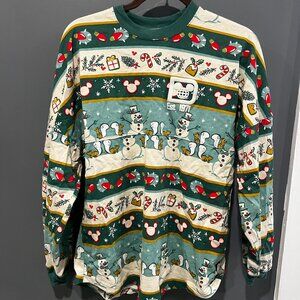 Walt Disney World Christmas Spirit Jersey | Holiday Mickey Snowman Shirt